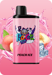 IGET Bar Pro 10K disposable vape with Peach Ice flavor label.