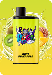 IGET Bar Pro 10K disposable vape with Kiwi Pineapple flavor label.