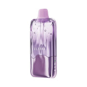 Elfbar Duke 30K disposable vape device, purple translucent body with black mouthpiece