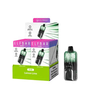 Elfbar Duke disposable vape multi-pack, green Lemon Lime device and box