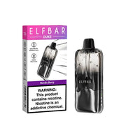 Elfbar Duke disposable vape, dark purple Nordic Berry device with retail box