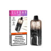 Elfbar Duke disposable vape with Sicilia Orange packaging and amber mouthpiece