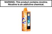 Lost Mary MO20000 Pro vape device, orange body with blue graphic and side display