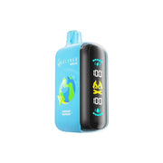 ELFBAR RAYA D3 disposable pod device, light blue with black side
