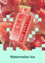 ELF BAR BC 30000 puff vape, Watermelon Ice flavor, red device