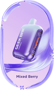 Meloso Max 2 vape device in purple, Mixed Berry flavor