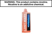 Disposable vape pod device, light pink body with vertical window and mouthpiece