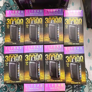 Assorted Elfbar Raya D3 Pro vape boxes and devices, 30,000 puffs each